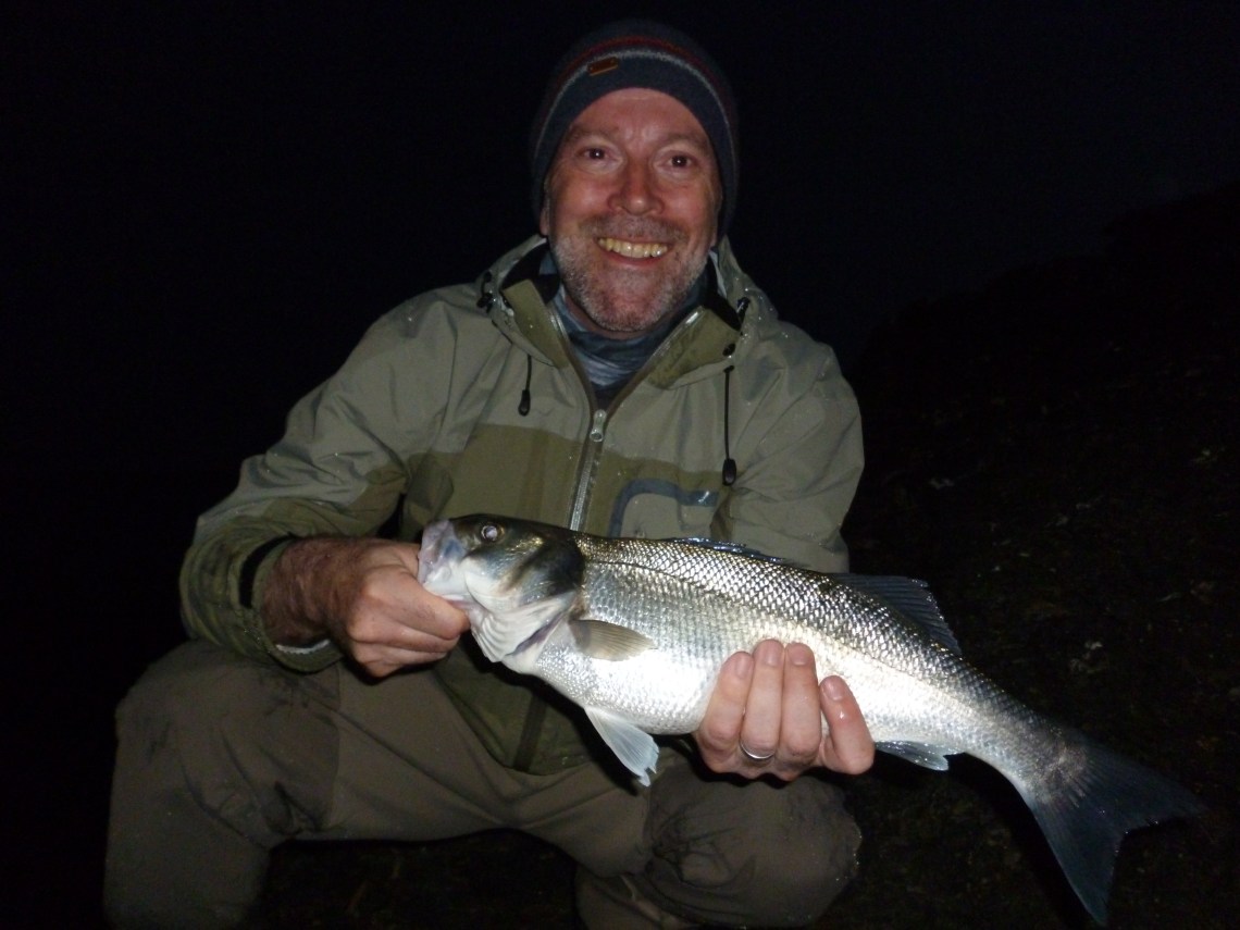 Lure caught bass at dusk