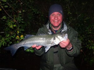 Bass from estuaries at night