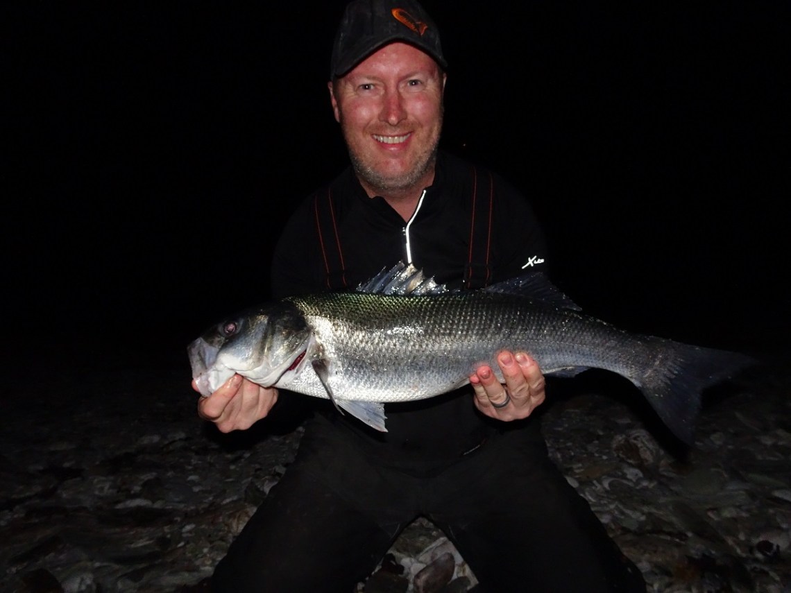 Marc Cowling Devon bass fishing guide