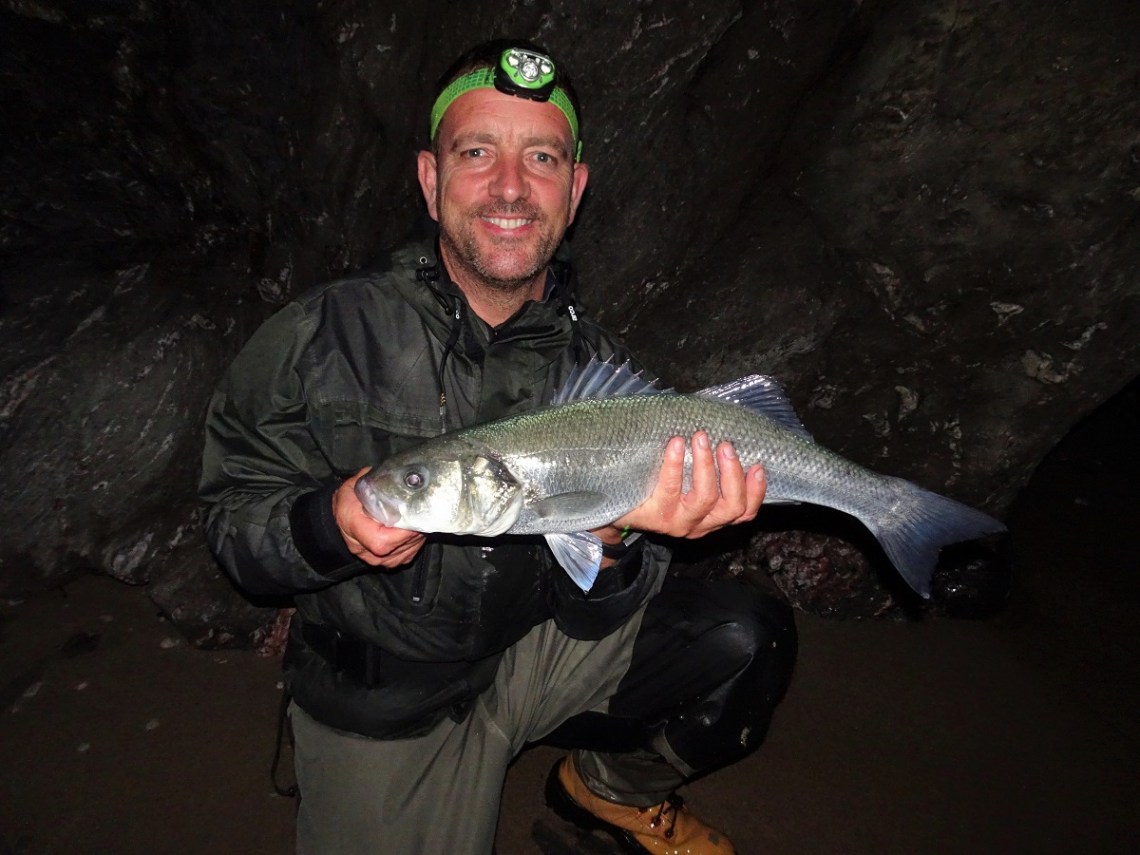 Bass caught from a tiny cove