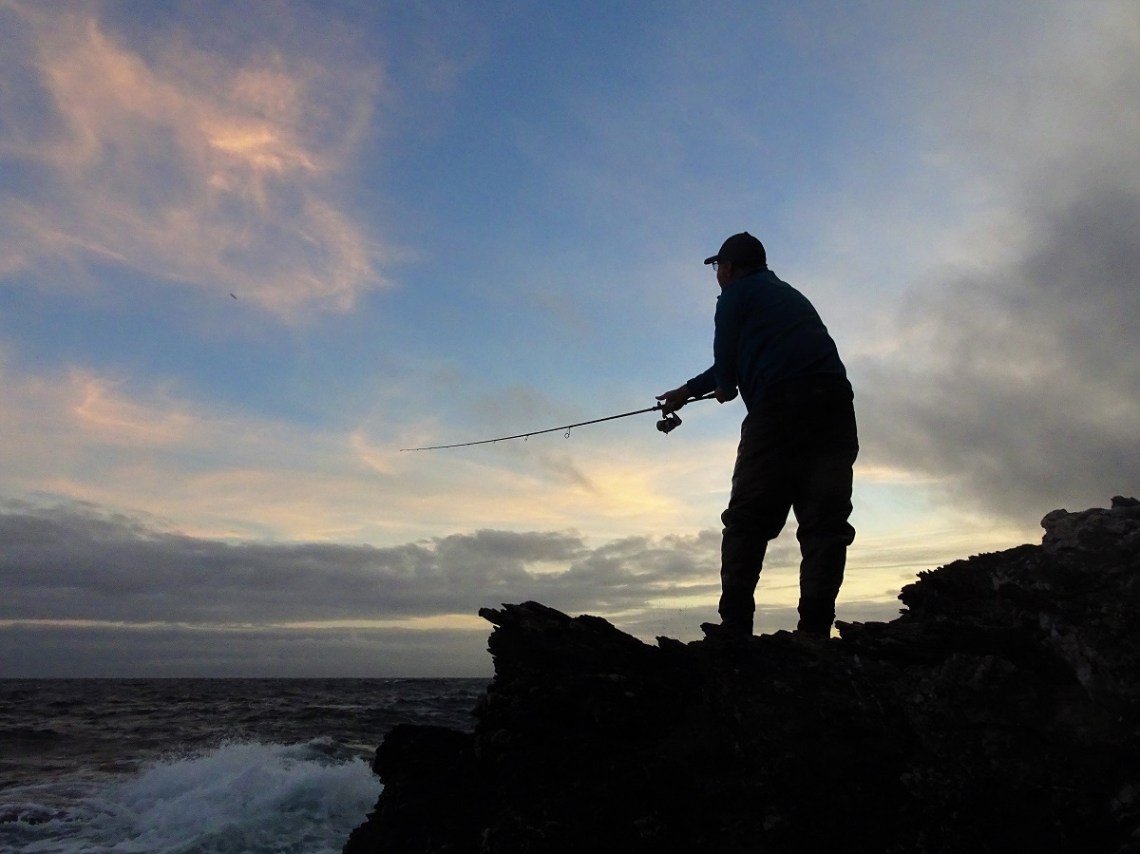 Casting a lure for bass