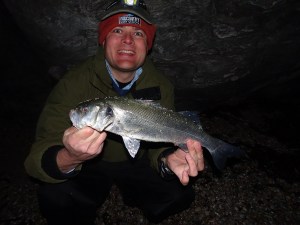 Early season bass on needlefish