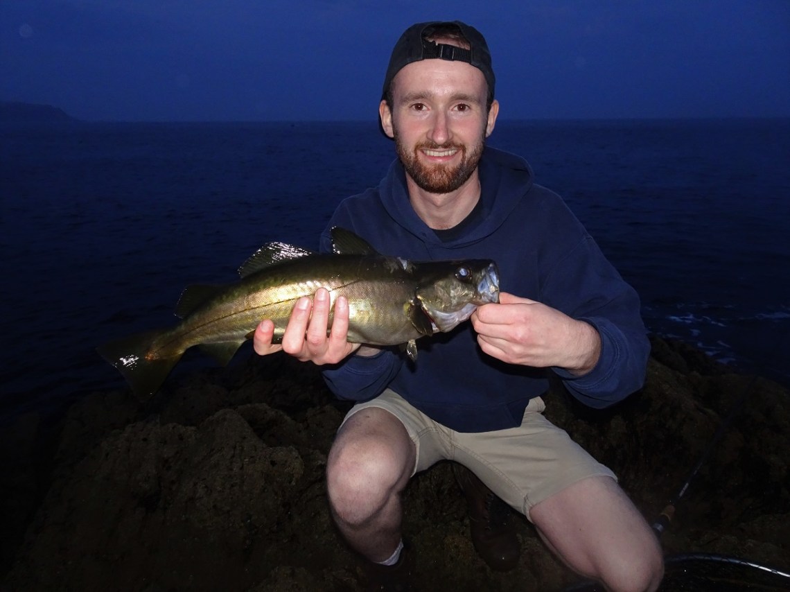 Pollack on lures dusk